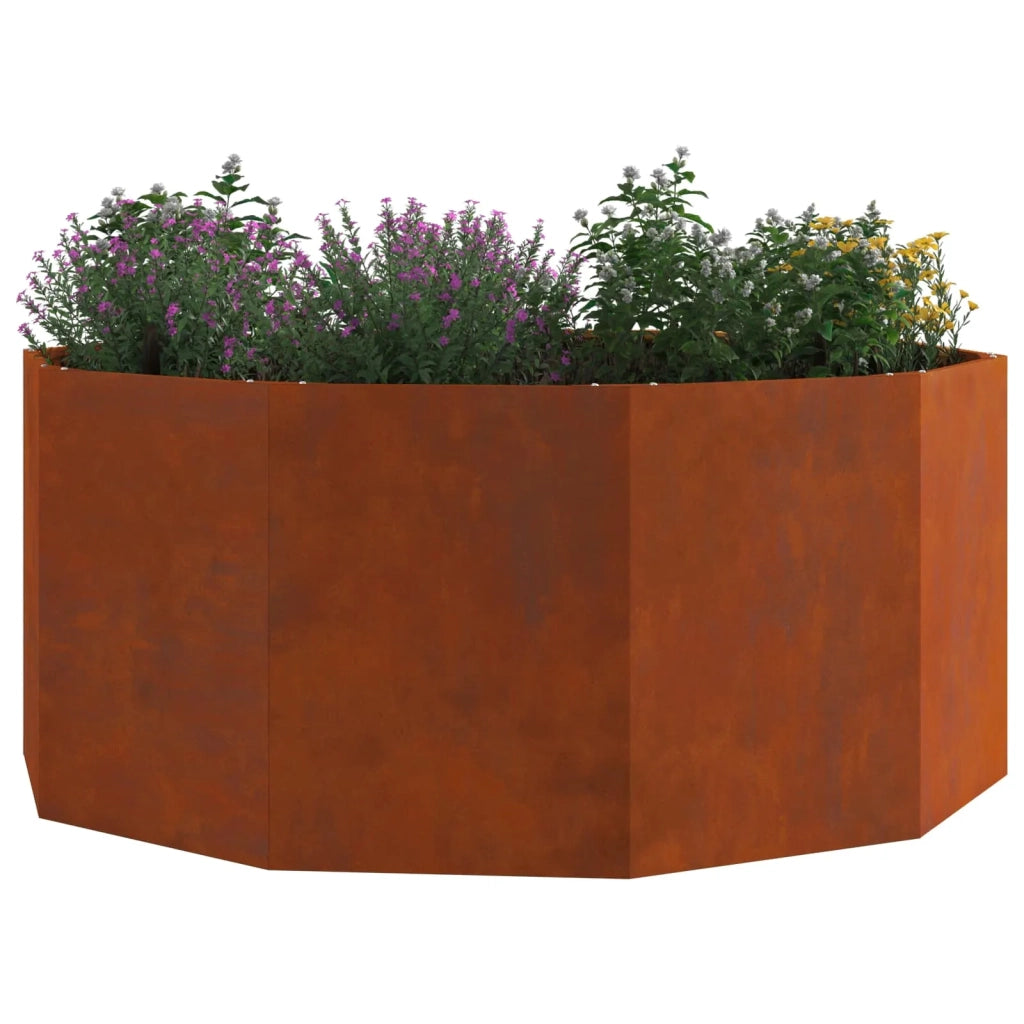 Fioriera Ruggine 120 x 120 x 50 cm 883751