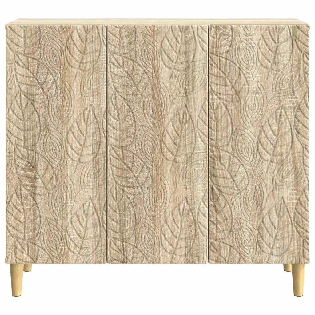 Credenza Rovere Sonoma 89 x 34,5 x 80 cm Legno ingegnerizzato