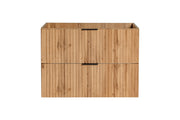 Mobile sottolavabo 80 cm 2 cassetti Adel Oak 80 x 57 x 46 cm