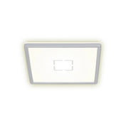 Plafoniera Contemporanea Free Metallo Bianco Argento Led Integrato 18W 4000K
