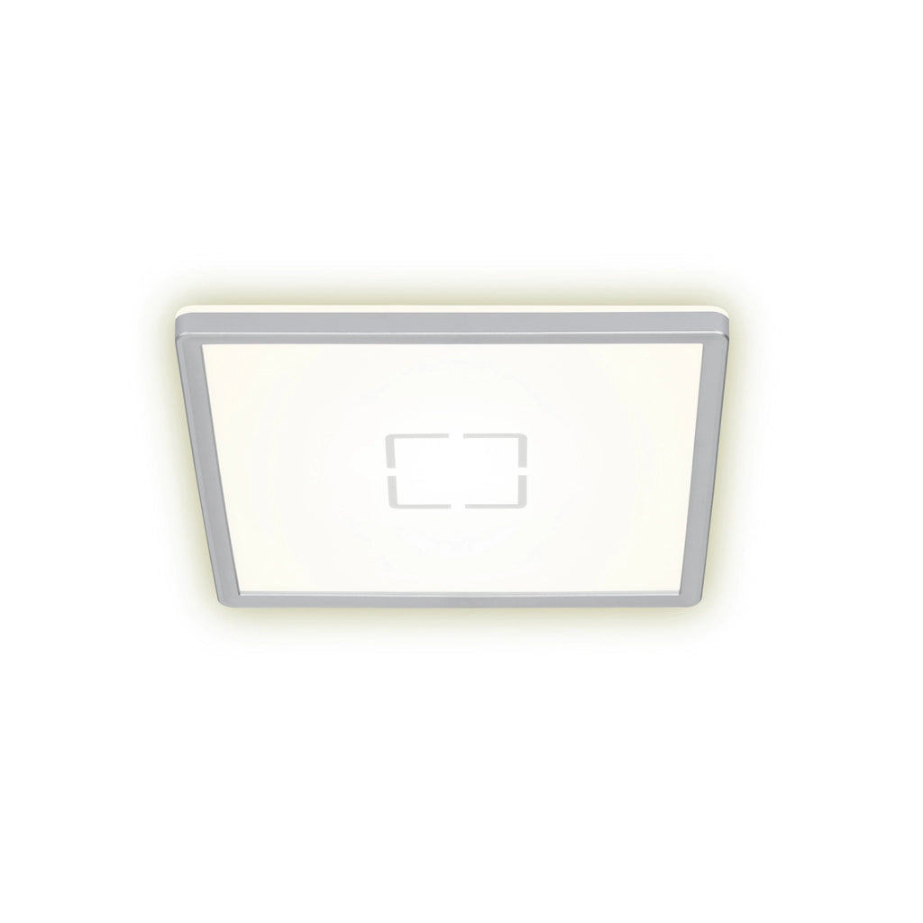 Plafoniera Contemporanea Free Metallo Bianco Argento Led Integrato 18W 4000K