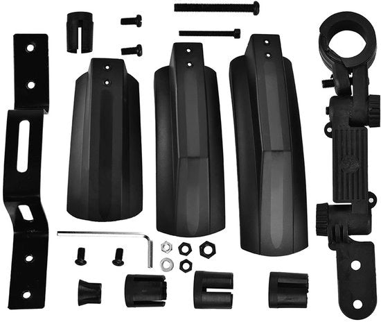 Set di Pedaliera - Pedaliera Avanti/Pedaliera Dietro - Pedaliera in PP - Accessori Ciclistici - Imbottito Acqua - Leggero 380 g