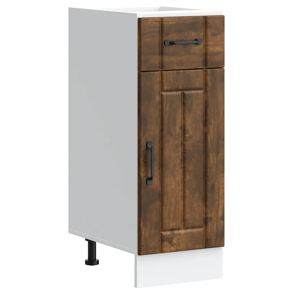 Base da Cucina Lucca Rovere Fumo in Legno Multistrato 853702