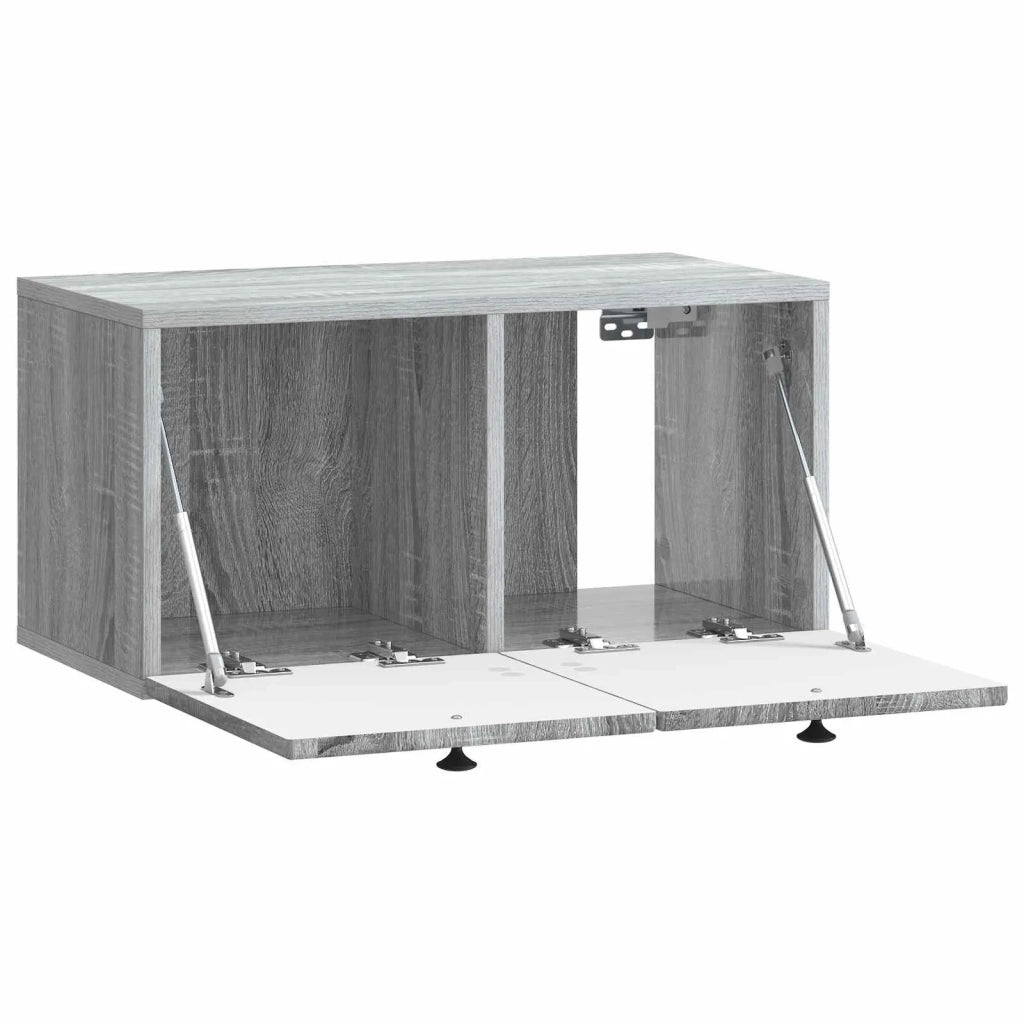Mobile Porta TV da Muro Grigio Sonoma 59,5 x 31 x 30 cm