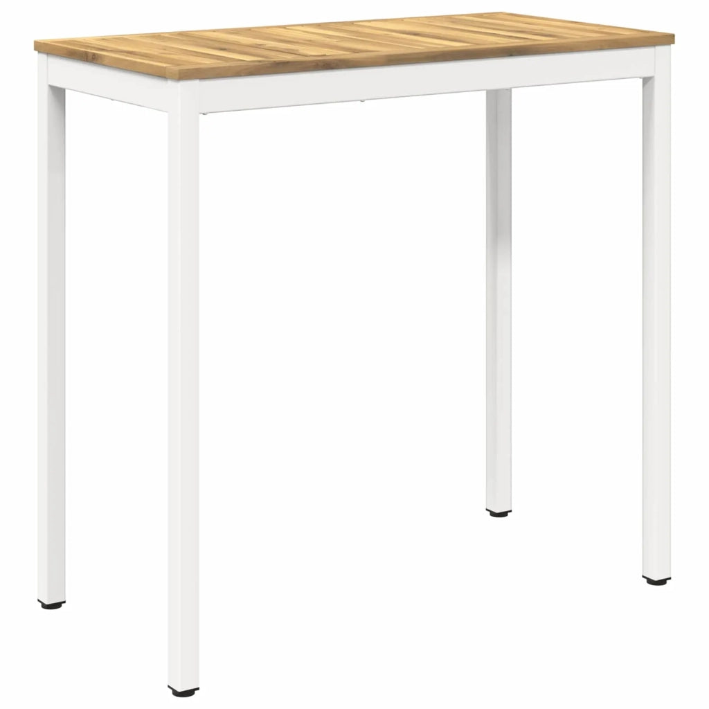 Tavolo Bar da Giardino Bianco 108,5 x 55 x 105 cm 901779