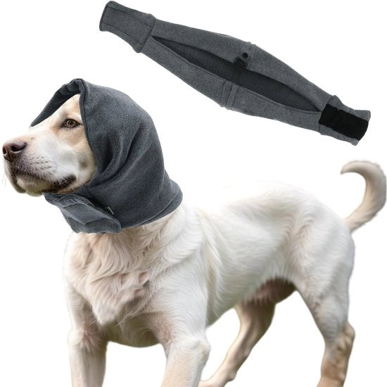 Cintura Adattabile per Cani - Orecchini Calmanti - Foderati in Poliestere Sostenibile - Conformi al Contorno - Ideali per il Trattamento della Pelliccia