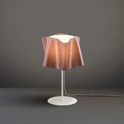 Lampada da tavolo con base e stelo metallo FOLIO paralume Rame diametro 25x h37 cm