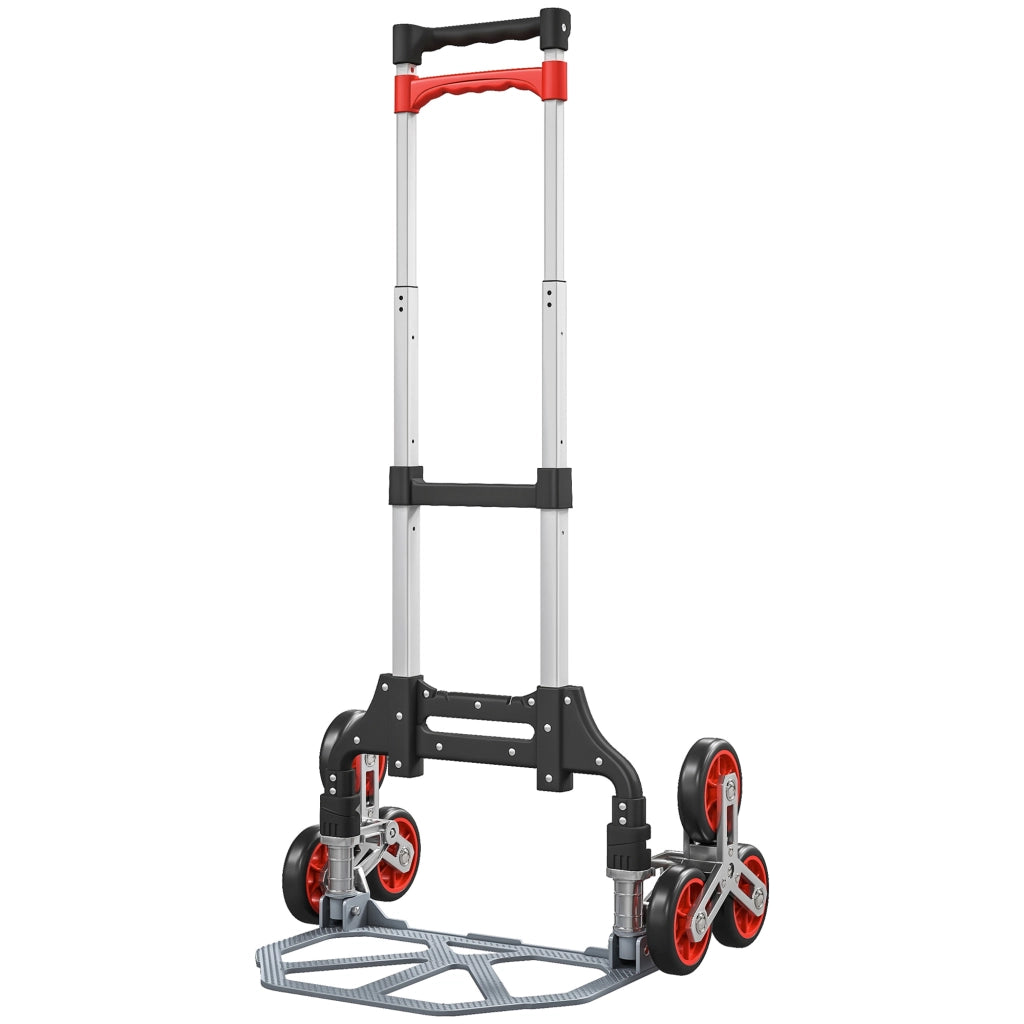 Scala mobile pieghevole ¨C zephmum ¨C alluminio rosso