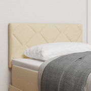 Testiera-Testata-Testiera Decorativa Crema 80 cm Pelle Sintetica