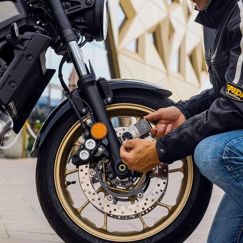 Blocca Disco con Allarme ABUS Granit Detecto XPlus 8008 2.0 – Antifurto Moto Alta Sicurezza