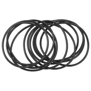 Cinturini per braccio in silicone 10 pezzi - Nero/Rubero - Flessibili - Resistenti - Sostenibili - Adatti per la maggior parte delle misure di polso