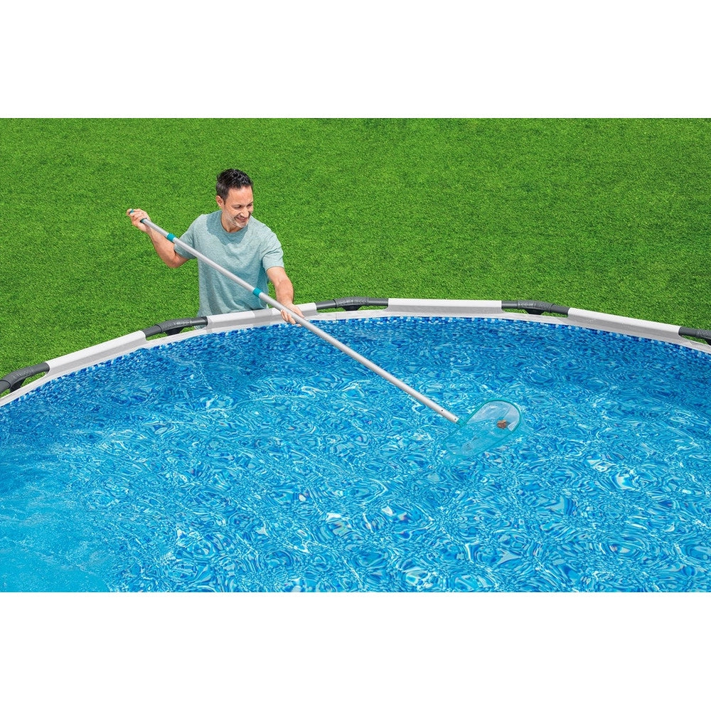 Trade Shop - Asta Telescopica Attacco Universale A 2 Sezioni Da 360cm Retino Aspiratori 58279 -