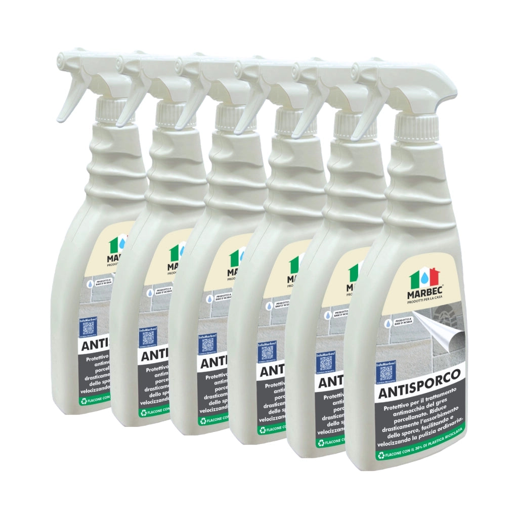 Antimacchia per gres ANTISPORCO   750MLx6Pz