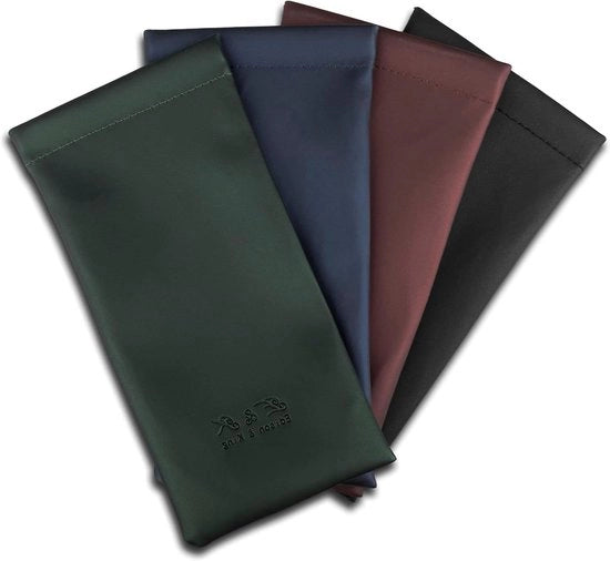 Brillenkoker soffice - 4-pack - pelle sintetica - protezione ideale