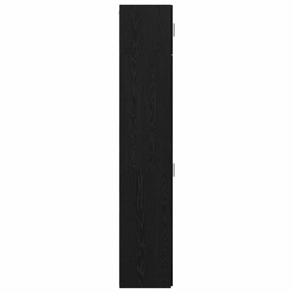 Credenza 3 pz | Madia | Buffet da pranzo | Armadio da pranzo Rovere Nero