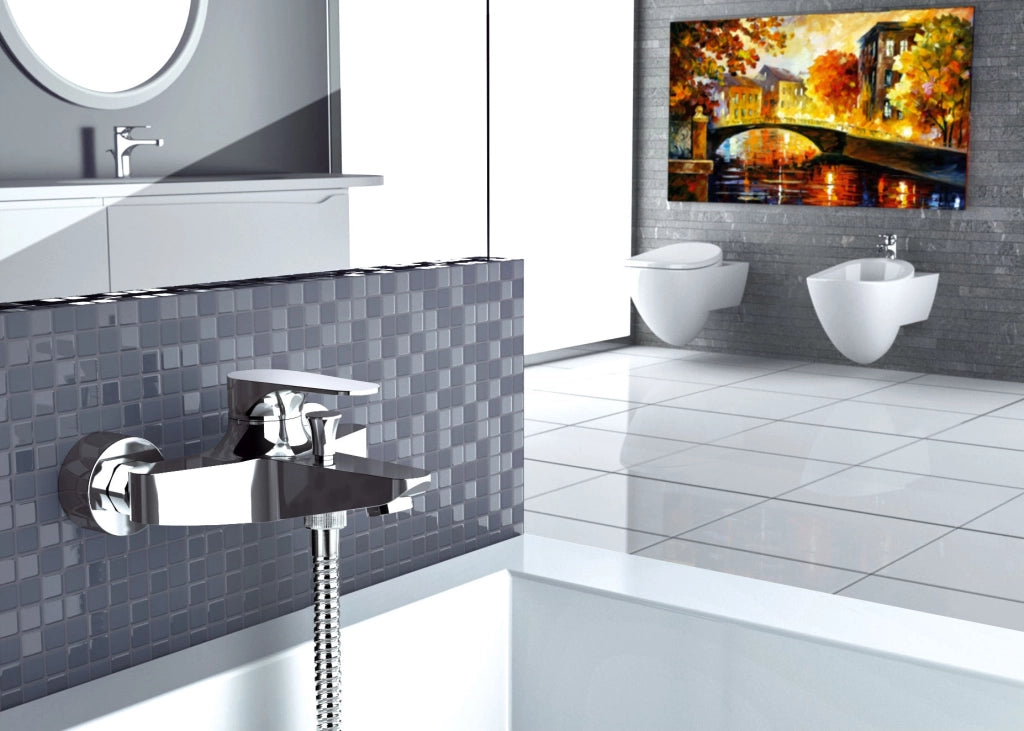 Rubinetto vasca esterno con doccia duplex - serie class line