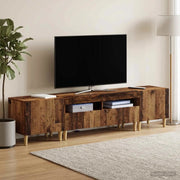 Mobile TV LED a 5 pezzi Legno antico Legno ingegnerizzato 3416606