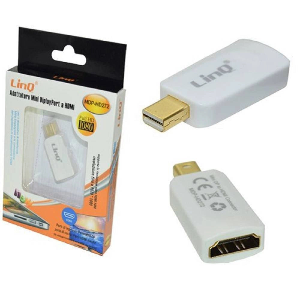 Trade Shop - Adattatore Da Mini Displayport A Hdmi Per Pc Macbook Full Hd 1080p Mdp-hd272 -