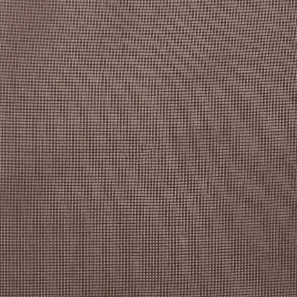 vidaXL Tende in Voile con Tasche per Aste 2 pz Marrone