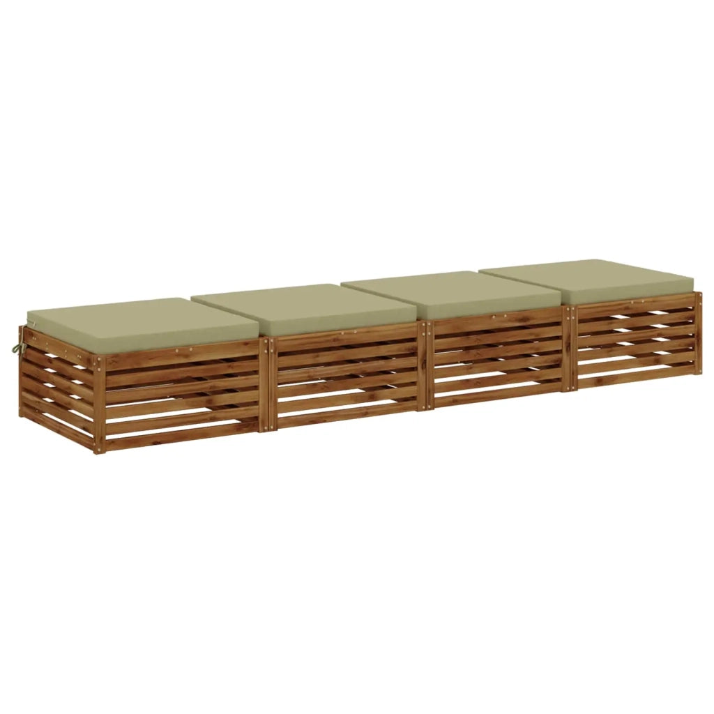 Cuscini per Sedia in 4 Pezzi SOEST 4 pz 100% Poliestere 944704