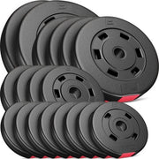 Set di pesi in plastica per allenamento domestico 60 kg