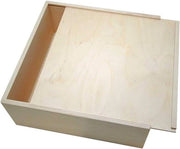 Cassa di archiviazione in legno multiplex - 240 x 240 x 90 mm - Berkenmultiplex