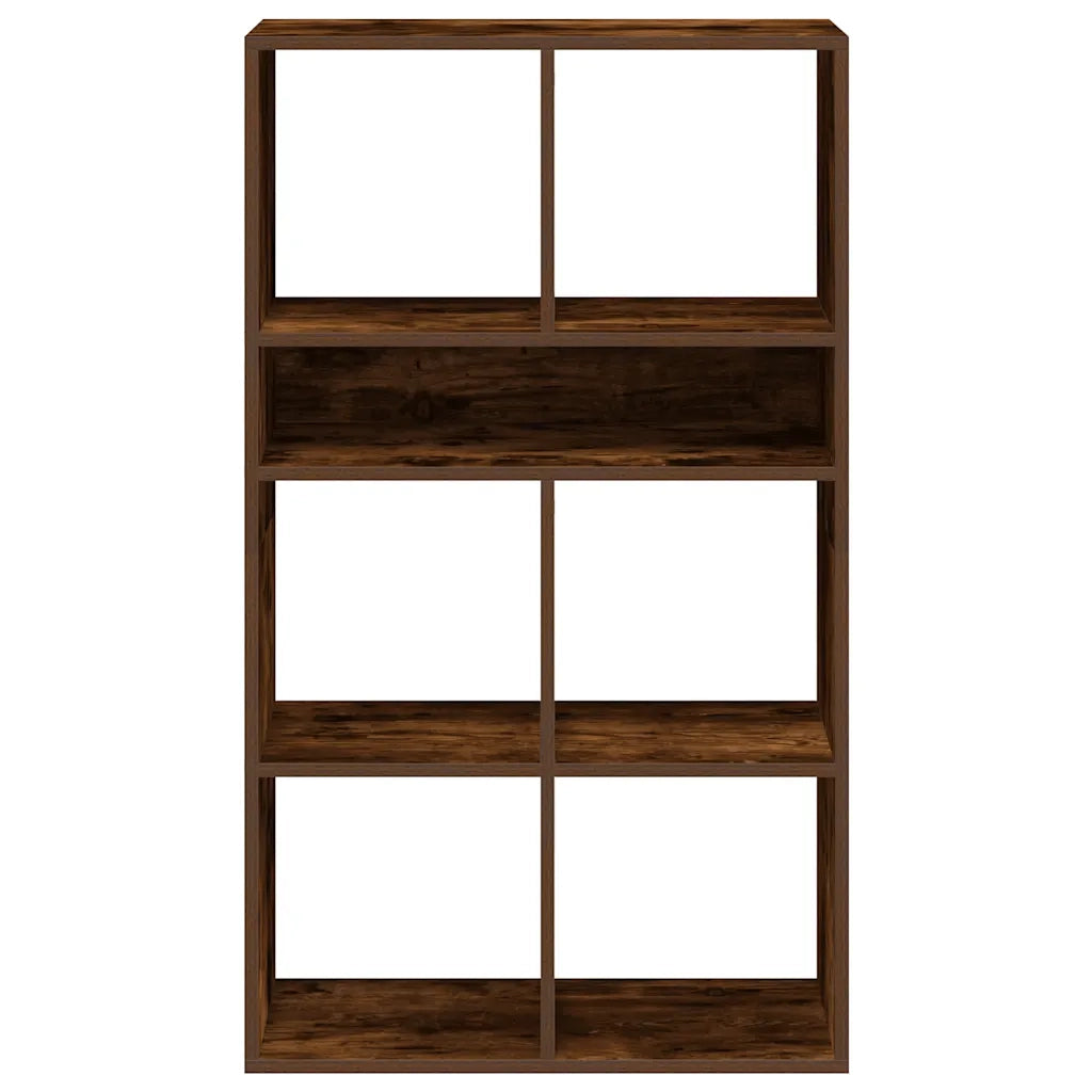 Libreria Rovere Fumo 66x31x112 cm in Legno Multistrato 860305