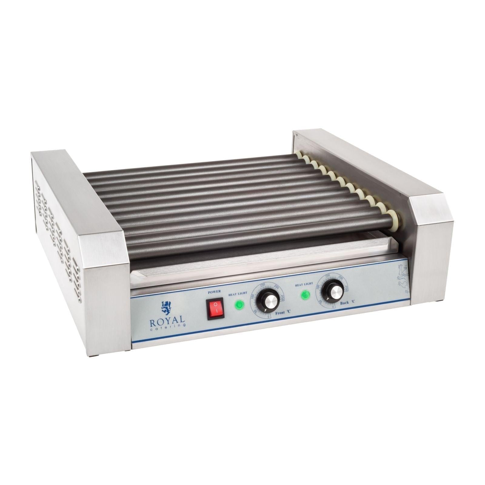 Macchina professionale per hot dog in teflon 20 salsicce 2.200 watt 3614097