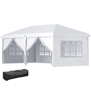 Tenda da giardino pieghevole ¨C zephmum ¨C 5.85x2.95x2.7 m bianco
