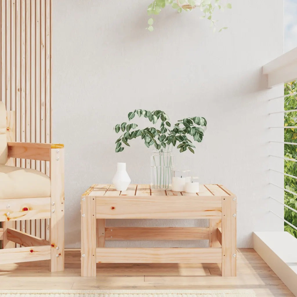 Poggiapiedi da Giardino in Legno Massello di Pinocod mxl 108579