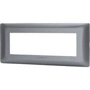 PLACCA COPRIFRUTTI ABM - GRIGIO SCURO POSTI 6 MM 190X85- 8 pezzi