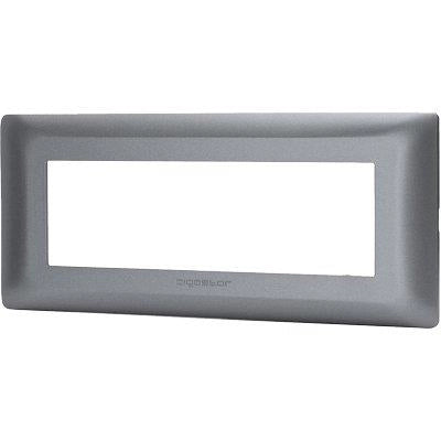 PLACCA COPRIFRUTTI ABM - GRIGIO SCURO POSTI 6 MM 190X85- 8 pezzi