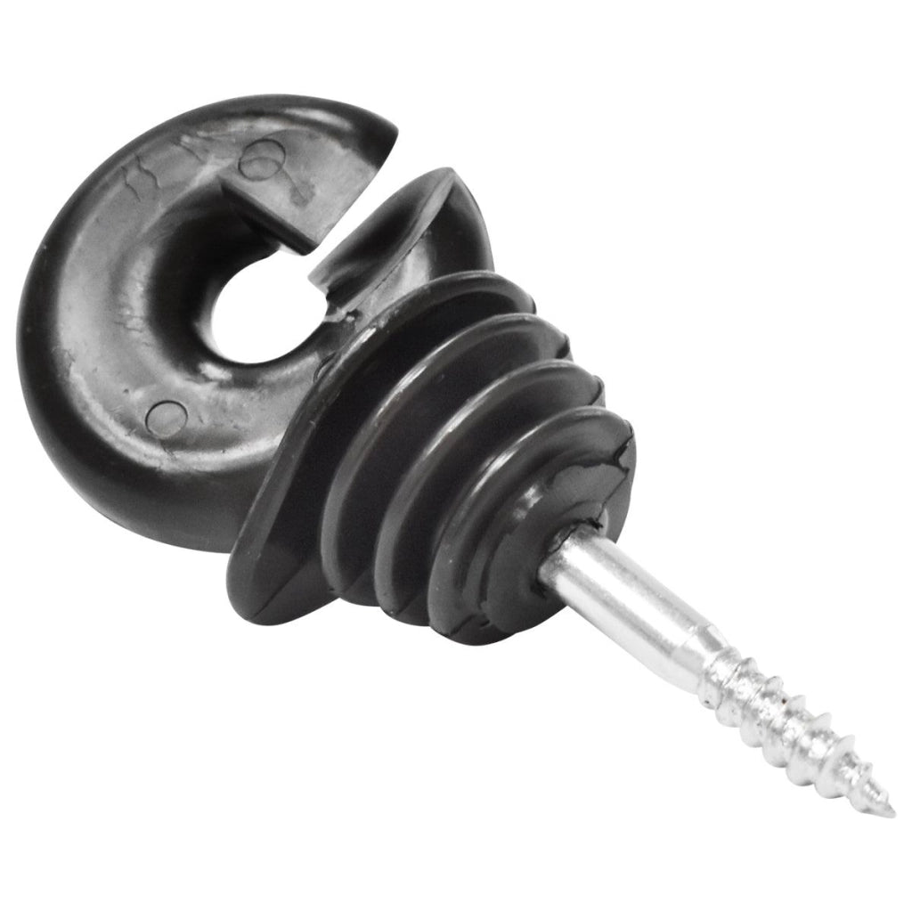 ISOLATORI PER RECINTO ELETTRICO per Pali in Legno recinzioni elettriche Ø6mm 89x40mm MEZOFARM
