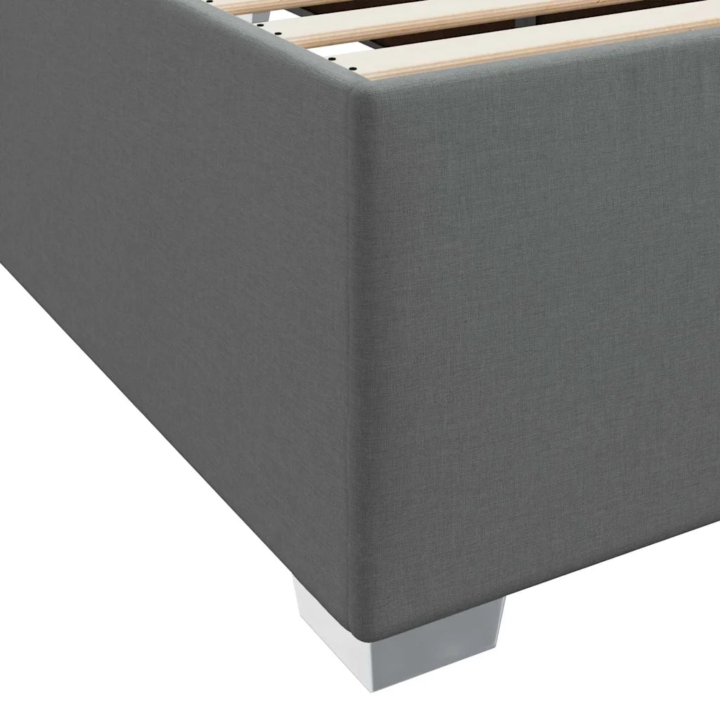 Struttura del letto Grigio scuro 120 x 190 cm Tessuto 3399174