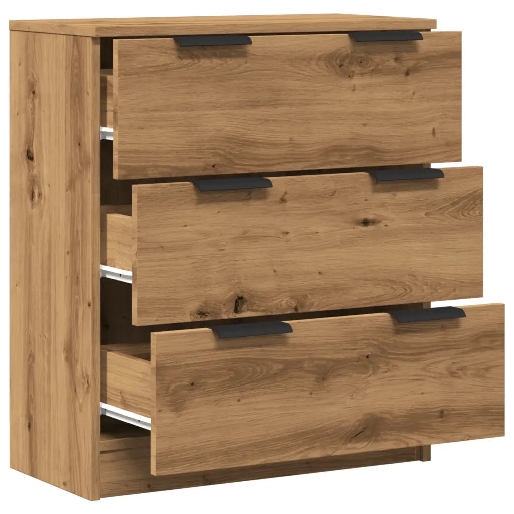 vidaXL Credenza Rovere Artigianale 60x30x70 cm in Legno Multistrato