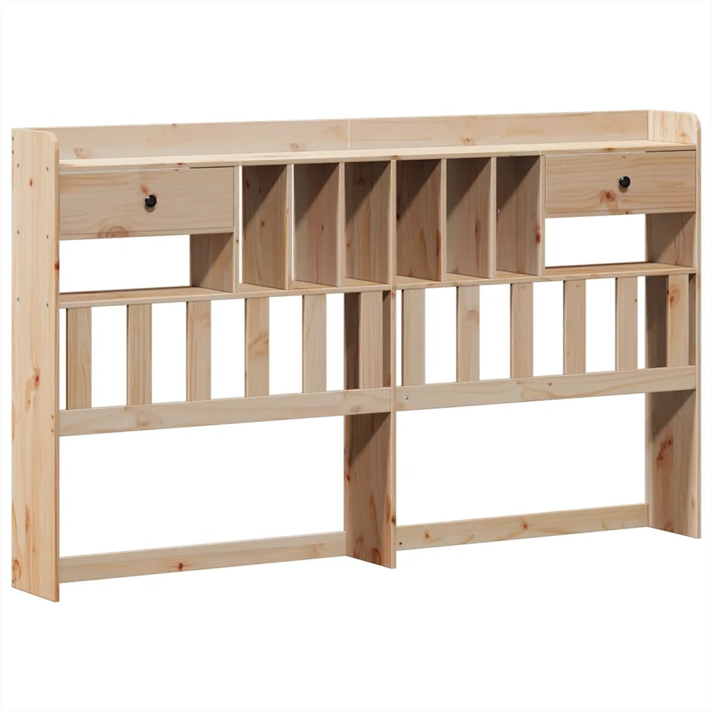 Letto matrimoniale | Letto per adulti | Giroletto senza Materasso 180x200 cm in Legno Massello di Pino