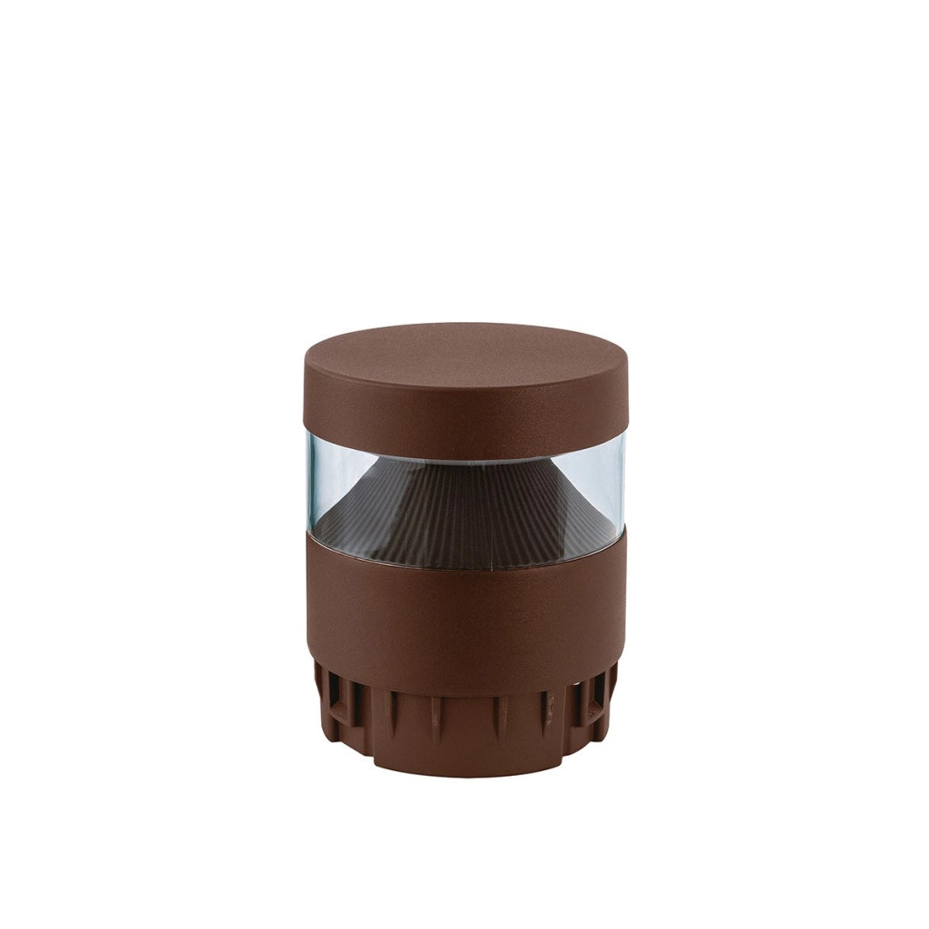 Paletto LED Personalizzabile GES2361 CCT 3000K/4000K/5000K IP65 in Alluminio Marrone Trattamento C4 - Gealuce