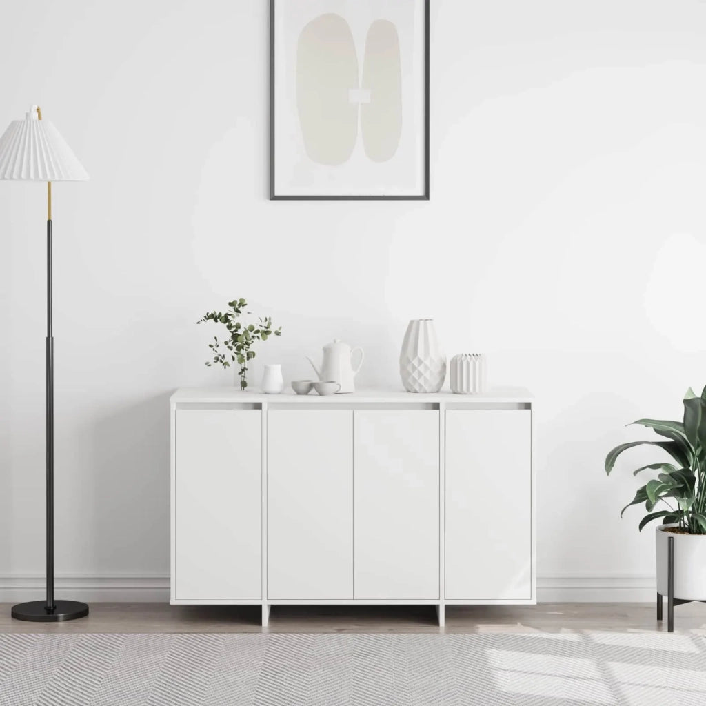 Credenza | Madia | Buffet da pranzo | Armadio da pranzo Bianco 120 x 41 x 75 cm Legno multistrato