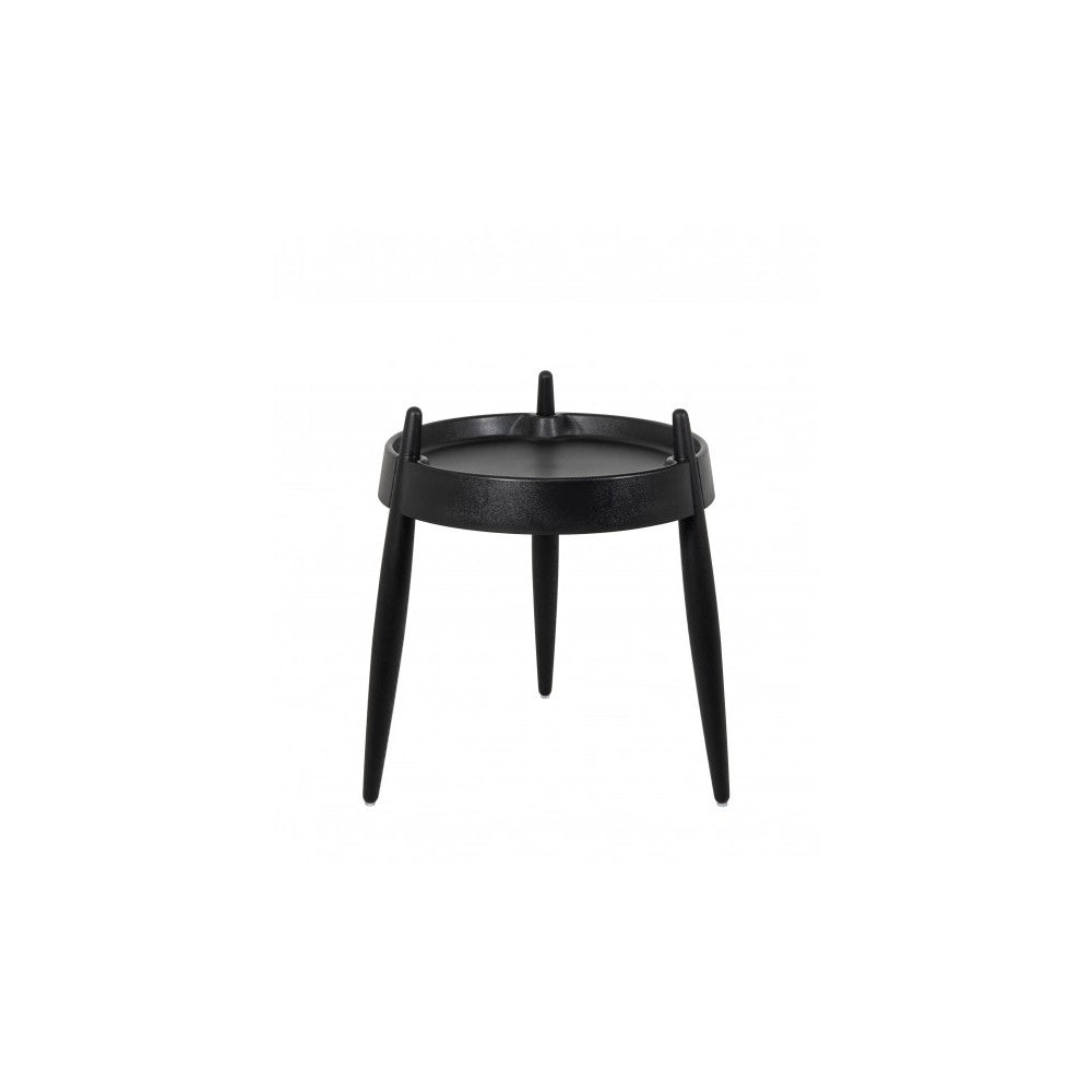 Zafferano Tavolino Liolà h47cm Nero - Frassino nero