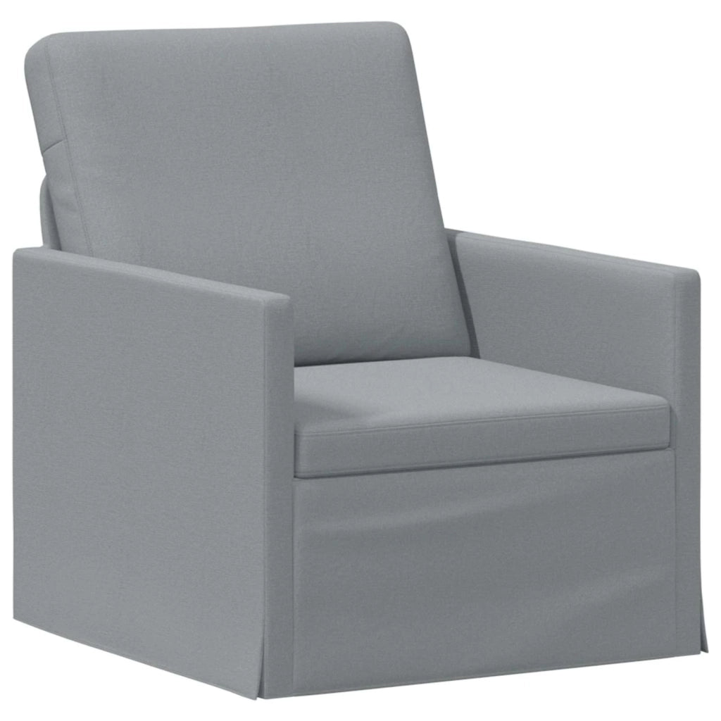 Set di divani 2 pcs Grigio Chiaro Tessuto 3433134