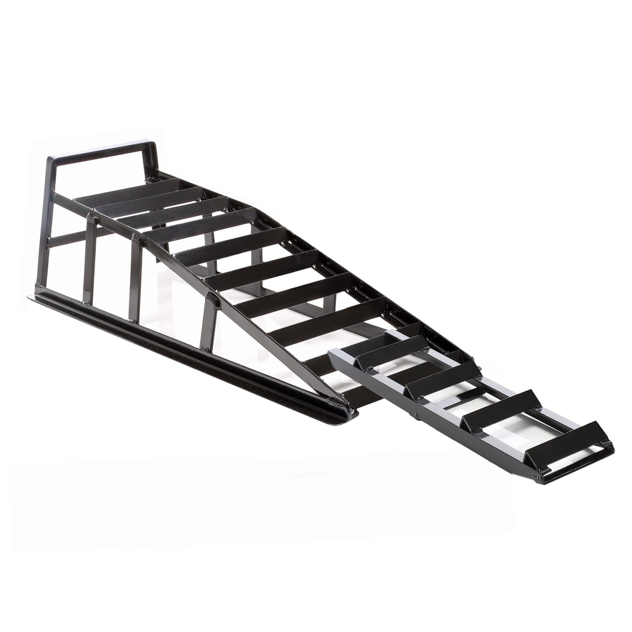 set 2x rampa di carico fino a 2 tonnellate per coppia, 915x350x275 mm, rampe in acciaio + estensione 2x 400 kg 650x195 mm Prolunga