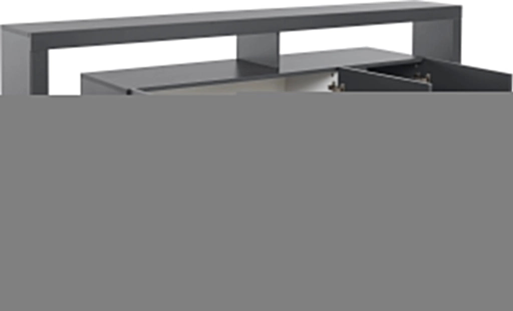 Credenza Essential 3 Ante 200 cm, Ripiani in Vetro, Made in Italy