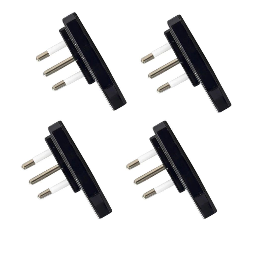 4 Spine Elettriche Salvaspazio Ultrapiatte 90° 2P+T 16A 250V Italiane Spina 16A