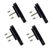 4 Spine Elettriche Salvaspazio Ultrapiatte 90° 2P+T 16A 250V Italiane Spina 16A
