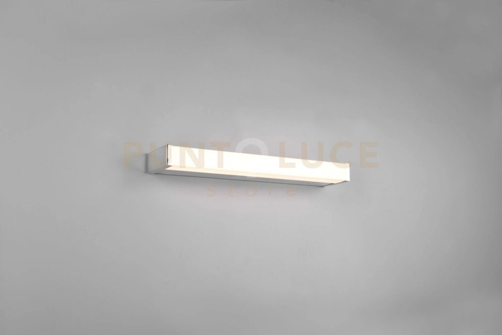 FABIO H2O APPLIQUE DA BAGNO LED 6,5W · 1x 750lm, 3000K CROMO IP44 L. 42,5CM DIMMERABILE
