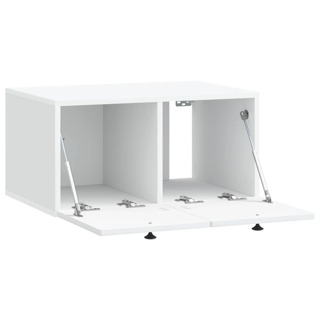 Mobile Porta TV da Muro Bianco 59,5 x 41 x 30 cm 897995