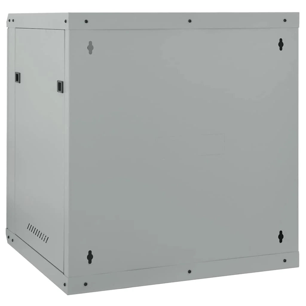 Armadio di rete industriale per interni 60 x 60 x 65 cm con sistema di sicurezza moderno in acciaio grigio codice 02_0059069.