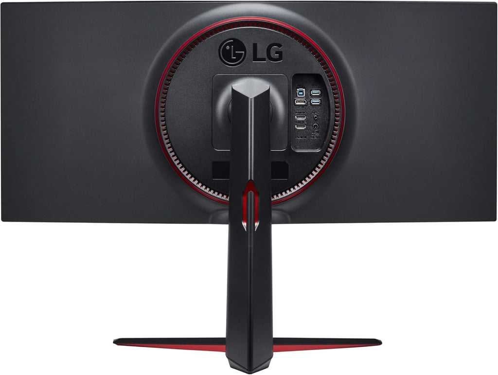 34GN850 UltraGear Gaming Monitor 34" QuadHD UltraWide Curvo 21:9 LED NanoIPS 1ms HDR 400, 3440x1440, G-Sync Compatible e AMD FreeSync Premium 160Hz, HDMI, Display Port, USB Hub, Flicker Safe, Nero