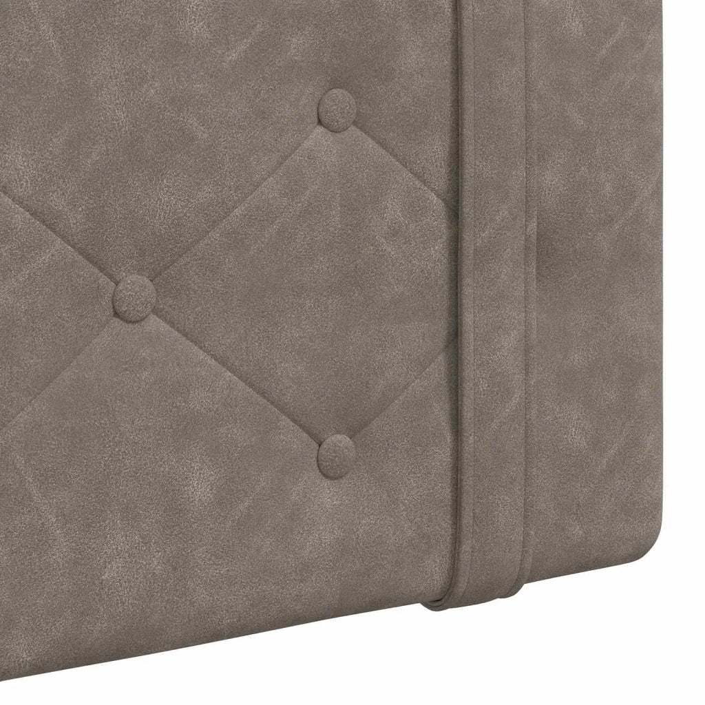 Testiera sospesa Grigio PU Antico 42031769