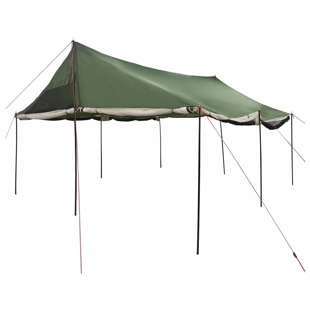 Tenda Familiare Verde 450 x 400 x 265 cm Poliestere e Acciaio 42028599